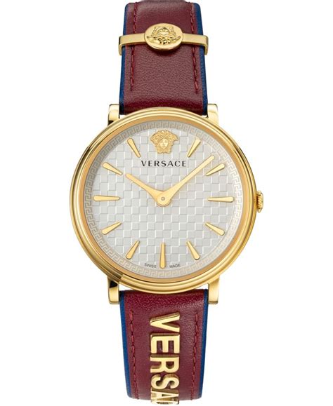 versace circle logomania|Versace Women's Swiss V.